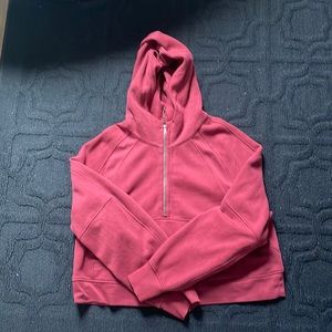 Lululemon 1/2 zip oversized scuba hoodie